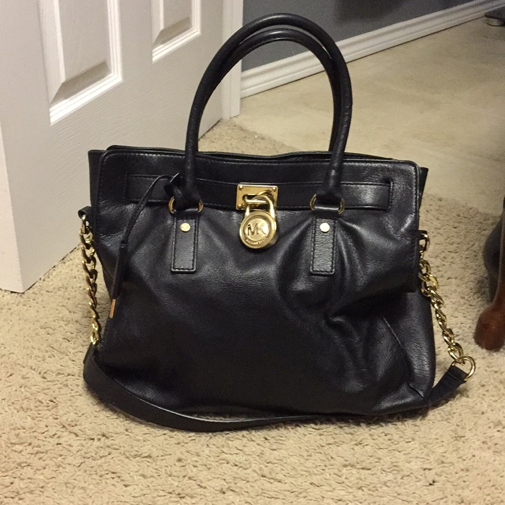 Michael Kors Large Hamilton Leather Bag